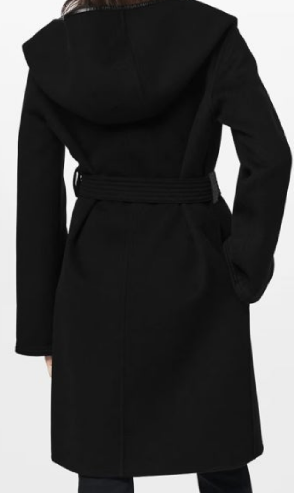 Louis Vuitton Hooded Wrap Coat
