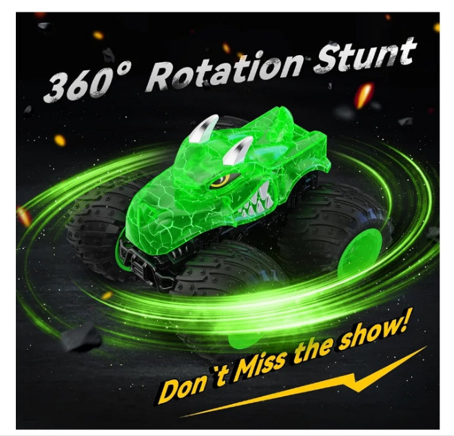 Remote Control Car, 2.4GHz Monster Trucks Toys with Light Spray, Brithday Gift for Kids 3 4 5 6 7 8, All Terrain RC Cars, Toddler Toys for Boys Girls 3+ Year Old