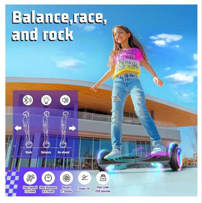 Scooter with Seat Attachment, Scooter Go Kart Combo with Corlorful LED Lights, Adjustable Frame Length, for Kids