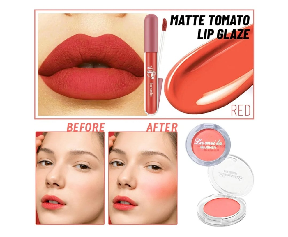 Makeup Set Full Kit for Girls Teens Women, Makeup Present Set, Includes Eyeshadow, Foundation, Blusher, Eyebrow Pencil, Mascara, Eyeliner, Brushes, Lip Gloss, Sponge, Cosmetic Bag choose set below