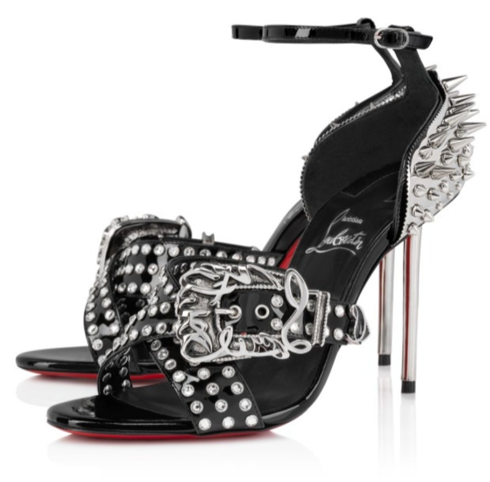 Christian Louboutin Wosandal Leather Leather Heeled Sandals Pumps