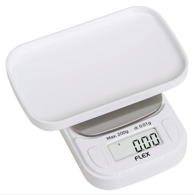 Digital Mini Scale 200g x 0.01g - Digital Kitchen Scale - Digital Travel Scale - Portable Food Scale - Meal Prep Weight Scale - Digital Gram Scale