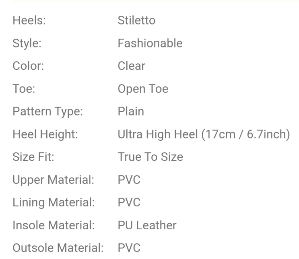 Transparent Stiletto Crystal High Heeled Slippers, Fashionable For EU/US Performance, Pole Dancing, Modeling, Wedding, Spring/Summer Party, Nightclub
