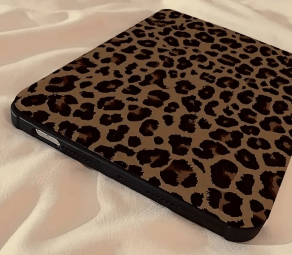 Cheetah Print 1pc Leopard Print Stand Tablet Protective Case, Compatible With IPad 10.9/Air4/5/6/10.2/10th/Pro11 2024/9.7/10.5