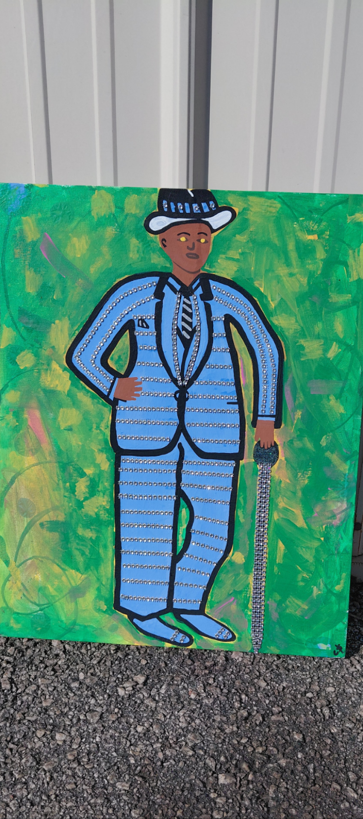 COCOMONEY ART Pimp daddy 1 OF 1 CUSTOM PIECE BY COCOMONEY canvas painting