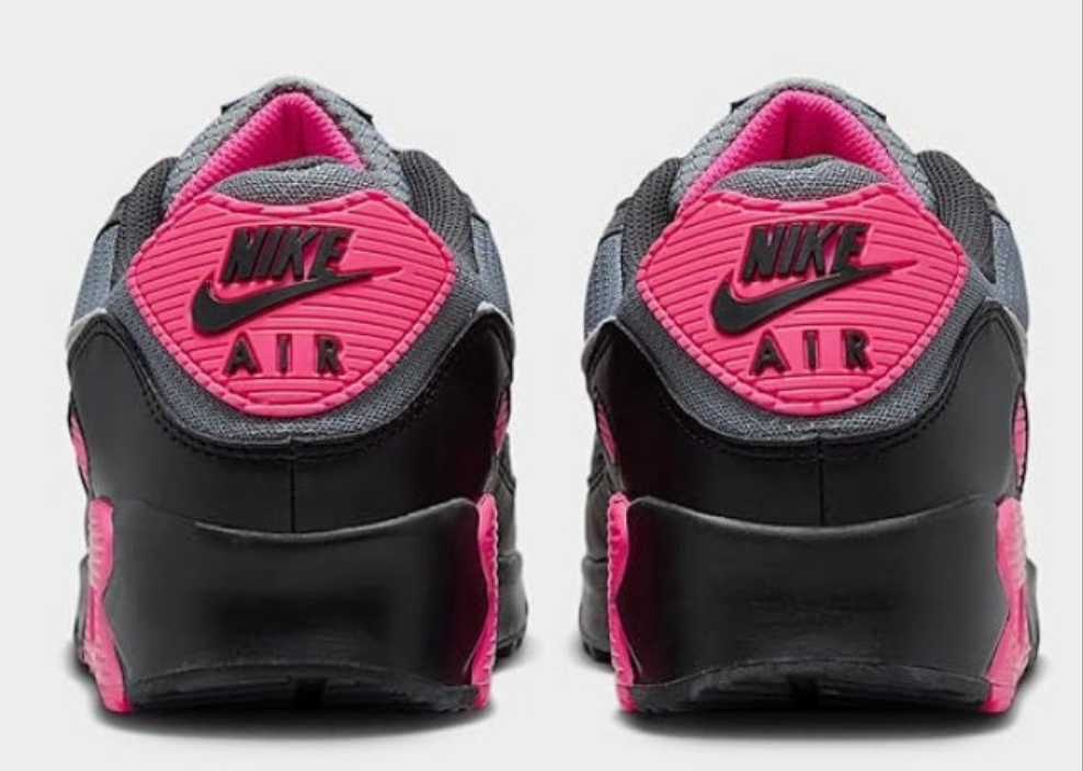 Air Max 90 Men's Shoes , Cool Grey/Hyper Pink/Black/Wolf Grey)