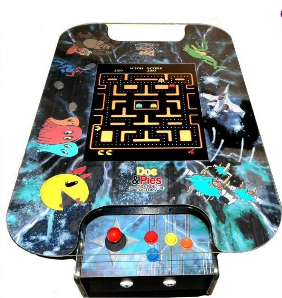 Classic Retro Games Cocktail Arcade Machine for Home or Work - Full Size - 2-Player