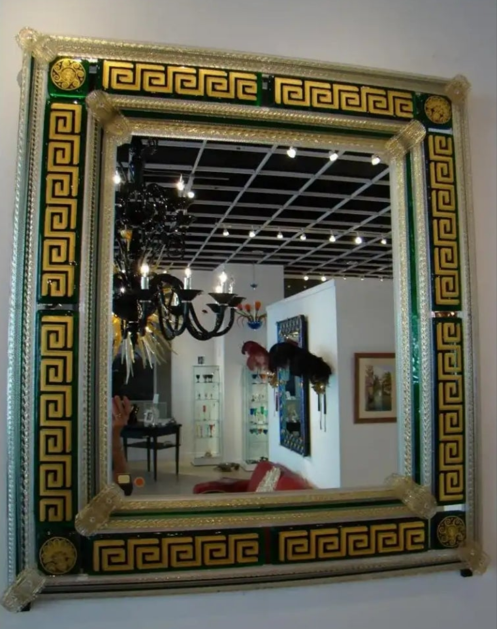 Versace Casanova Venetian Glass & Art Mirror
Fratelli Barbini - Gianni Versace Mirror