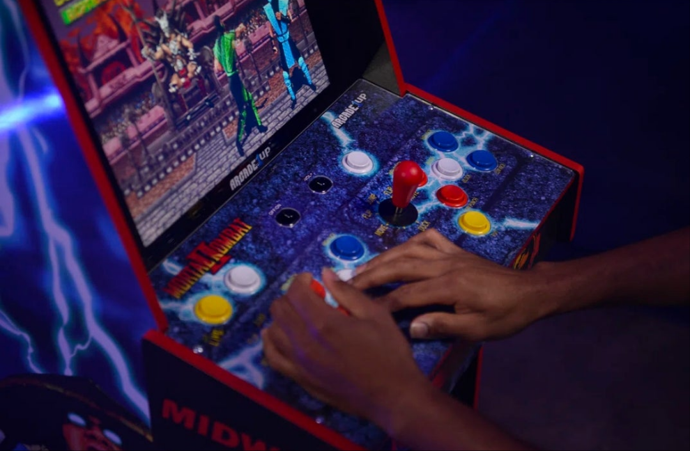 GALAGA 1981 DLX ED...OR Pacman Legacy Arcade DLX ED...OR Nba Jam Deluxe 2-player Control Panel Arcade Machine Console...ORMORTAL KOMBAT II ARCADE DLX ED
