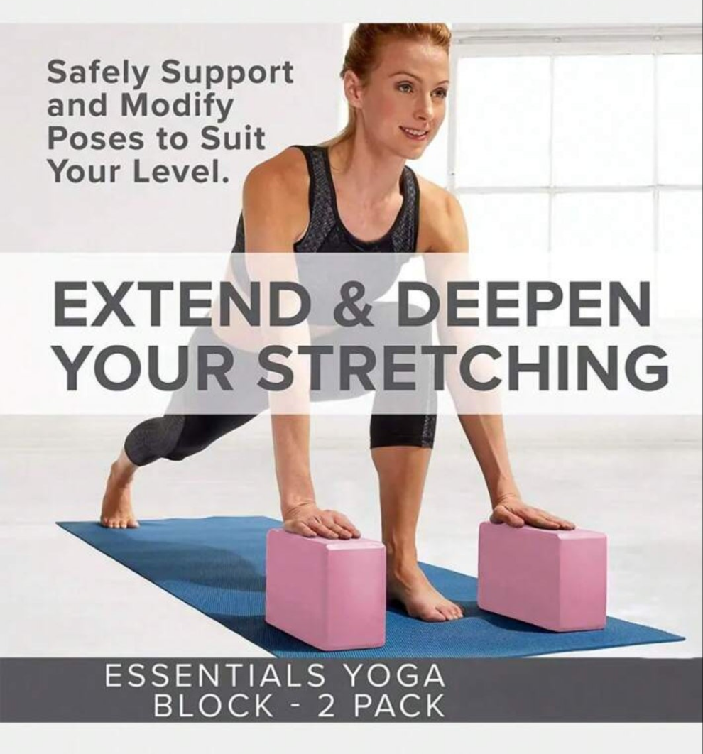 2pcs, Yoga Blocks, Soft Non-Slip Yoga Bricks For Yoga, Pilates, Meditation material eva