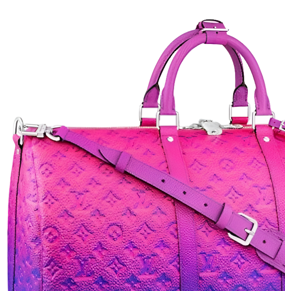 Louis Vuitton Keepall 50B
Taurillon Illusion Blue/Pink