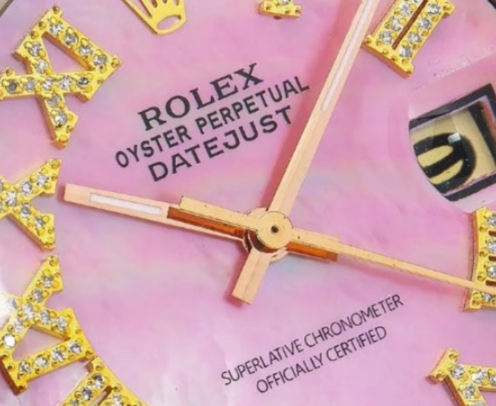 Rolex Datejust 1601 36MM Pink Diamond Dial With Two Tone Jubilee Bracelet (Pre-owned)