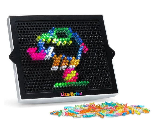 Lite Brite Classic, Favorite Retro Toy - Create Art with Light, STEM, Educational Learning, Holiday, Birthday, Gift, Boys, Kid, Toddler,