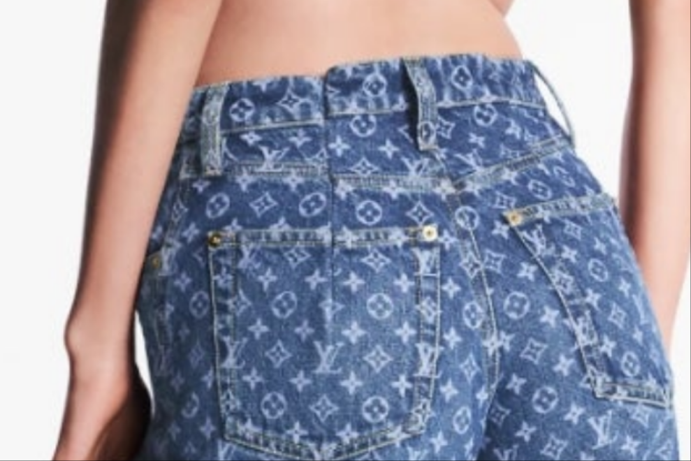 Louis Vuitton Monogram Flared Jeans