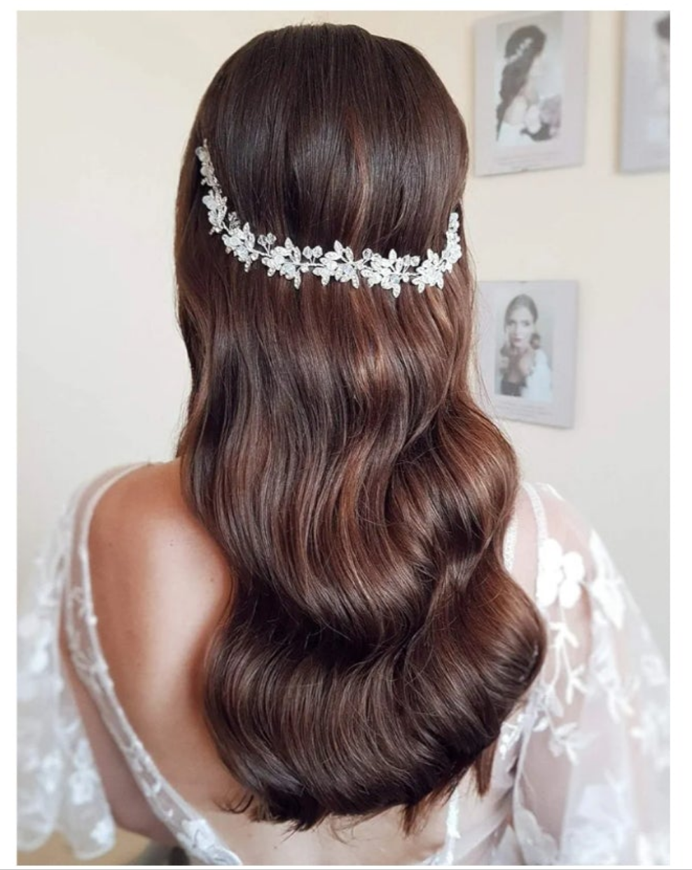 Silver Rhinestone Wedding Headband Tiara Crystal Headpiece Bridal Hair Accessories for Bride Women