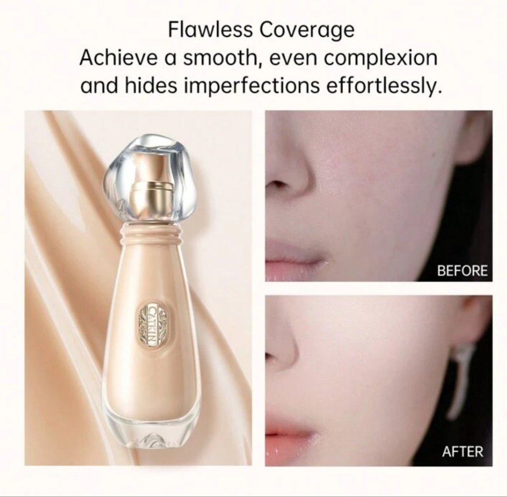 Nourishing Foundation Lightweight & Medium Coverage Dewy Finish Natural Ivory For Dry Skin And Sensitive Skin 30ml C01 Natural