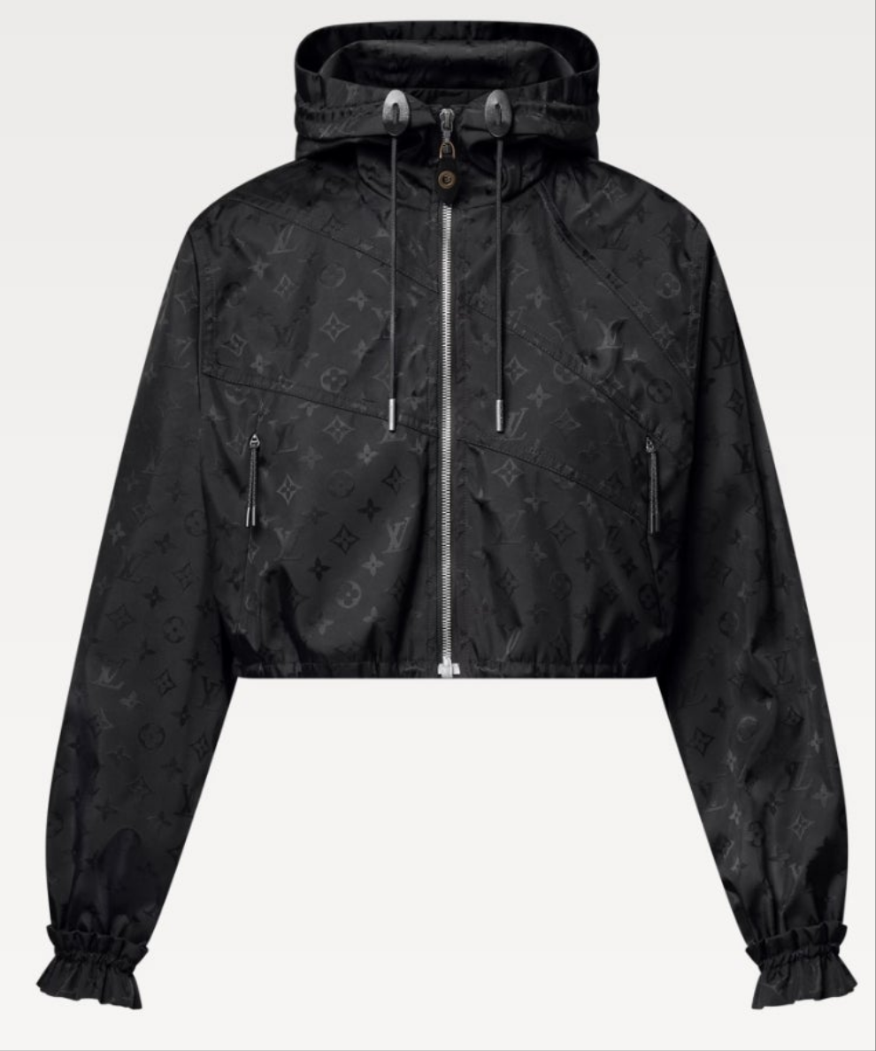 Louis Vuitton Cropped Monogram Windbreaker