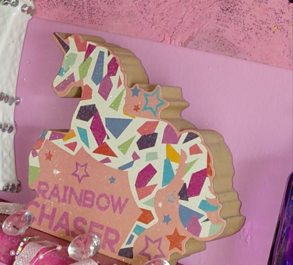 Unicorn decor🦄 glass