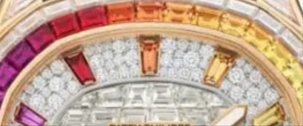 Patek Philippe GRAND Complications Multicolored Diamond Dial Beige Strap 5260-355R-001