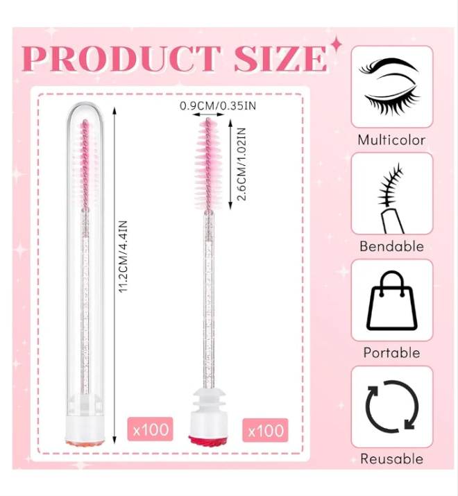 100pcs Mascara wand