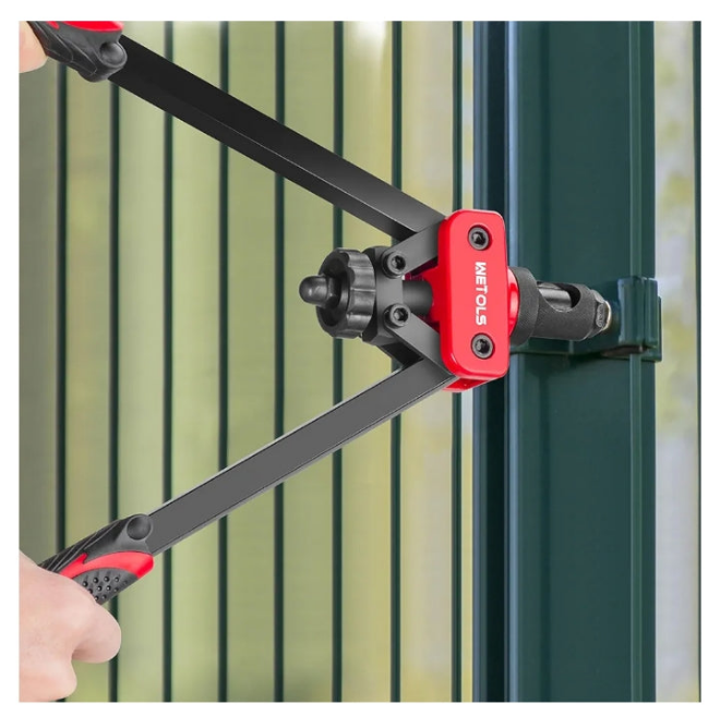 Rivet Nut Tool, Hand Rivet with 7 Metric & Inch Mandrels M6 M8 M10, 1/4-20, 5/16-18, 3/8-16, 70pcs Rivnuts and Blow Carry Case, Steel -