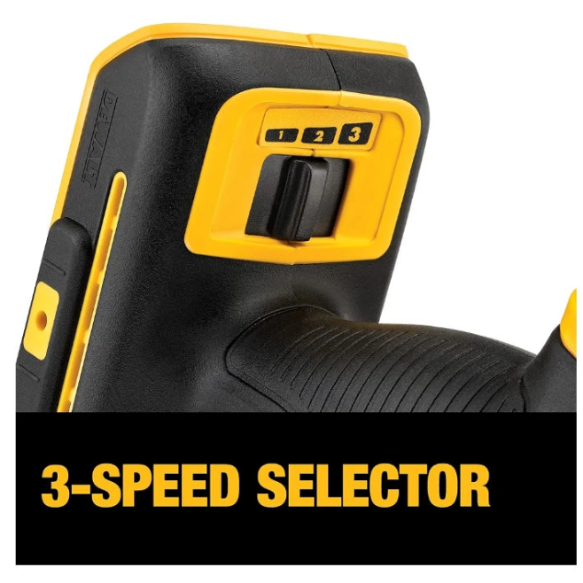 DEWALT 20V MAX XR Oscillating Tool Kit, 3 Speed, With Blades, Battery and Charger Included
