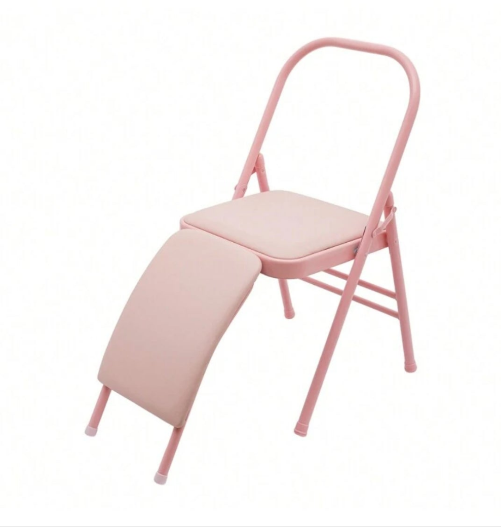 Foldable Yoga Chair-Pink iron