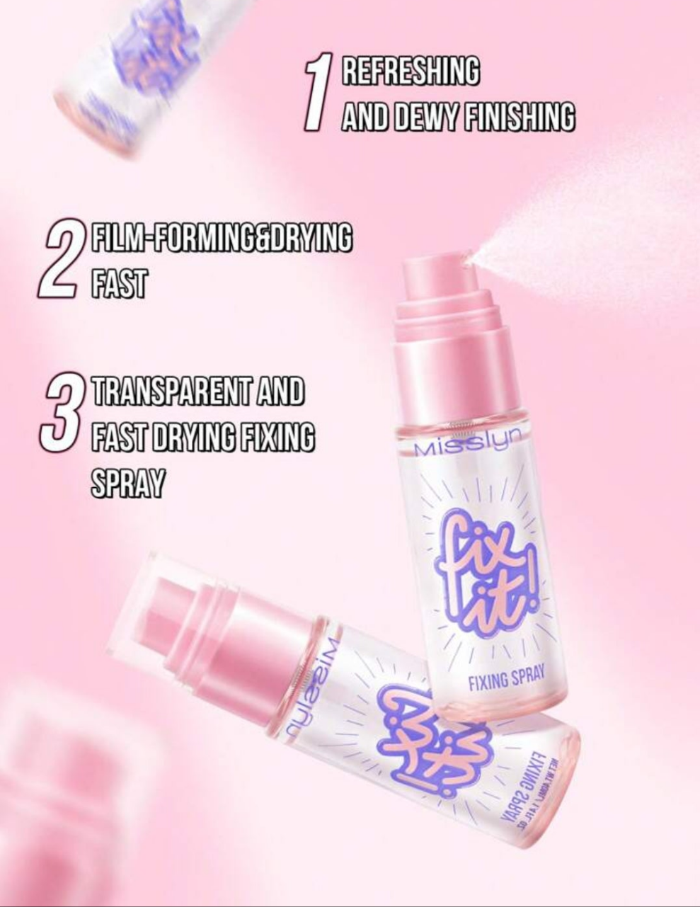 2 Pcs Perfect Match Primer & Setting Spray, Time To Prime Silky Hydrating Primer & Fixing Spray Set, Gel-Based Primer & Matte Finish Setting Spray, High Moisturizing Cool Texture For Dry Skin, Long Lasting, Lightweight, Refreshes, Hydrates