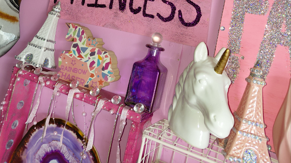 Unicorn decor🦄 glass