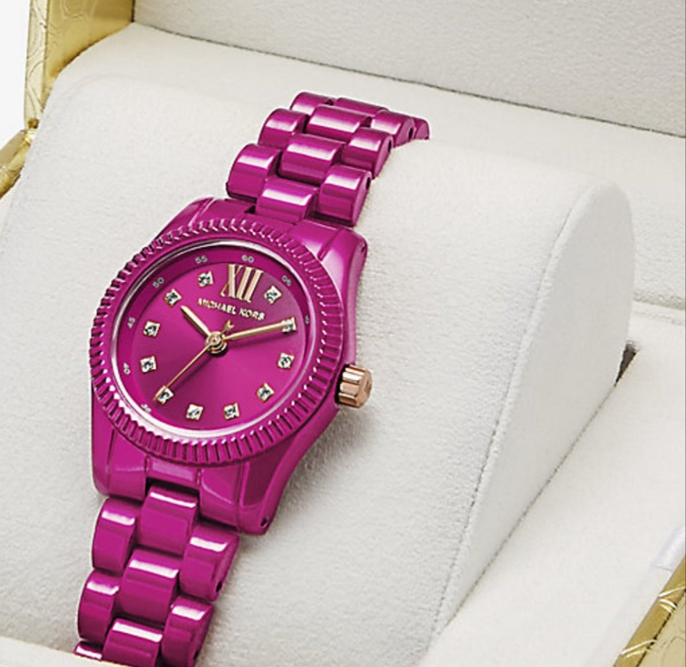Michael Kors
Limited-Edition Petite Lexington Pink-Tone Watch