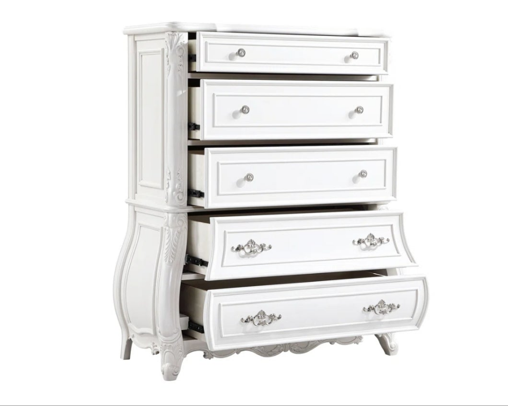 Luxury 5PC Bedroom Set White