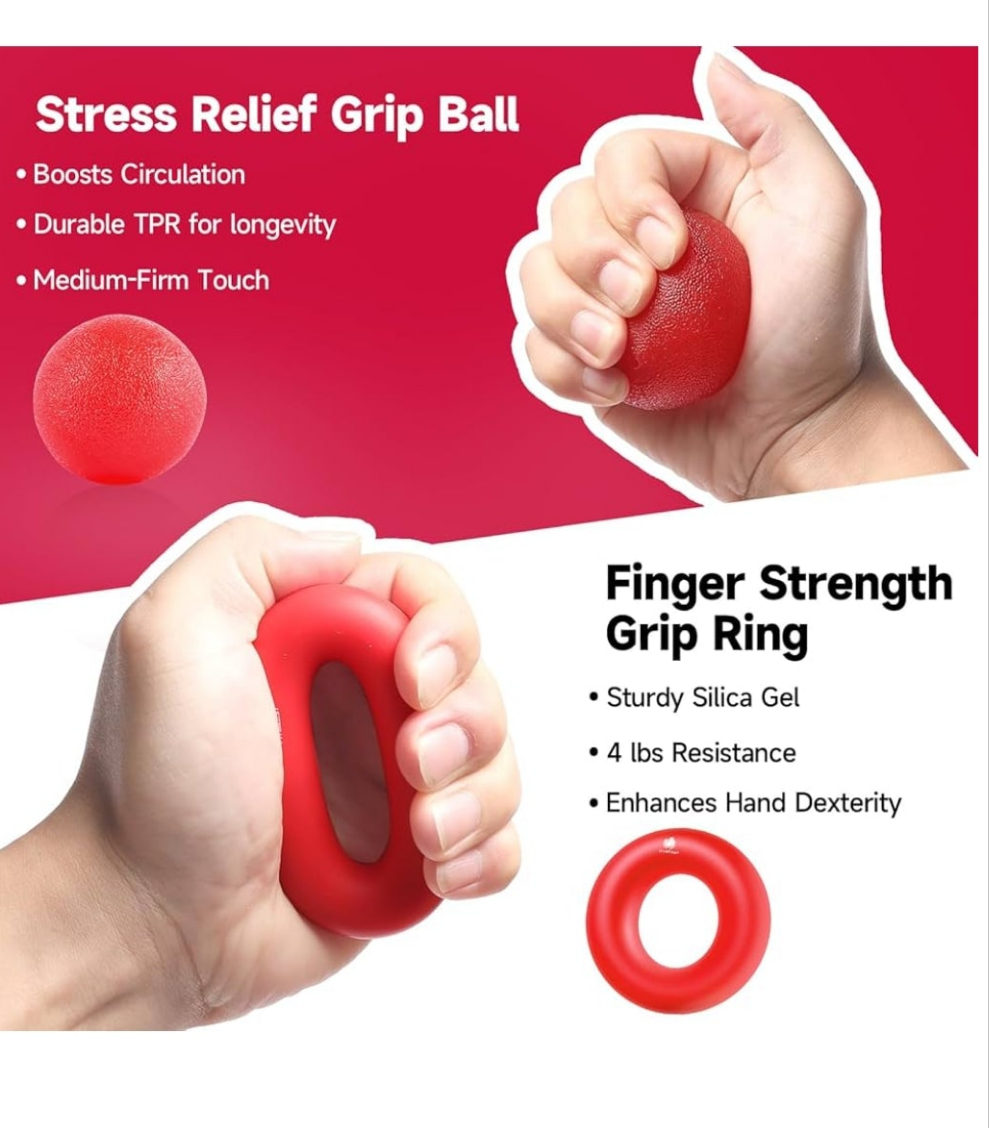 Grip Strengthener Forearm Strengthener Hand Grips Strengthener Kit - 5 Pack Adjustable Resistance