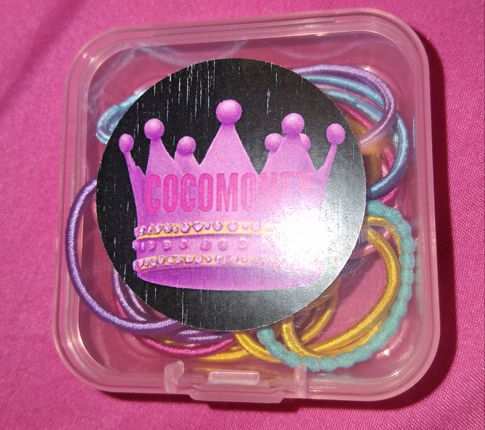 COCOMONEY HAIR TIES STRETCHABLE fabric elastic