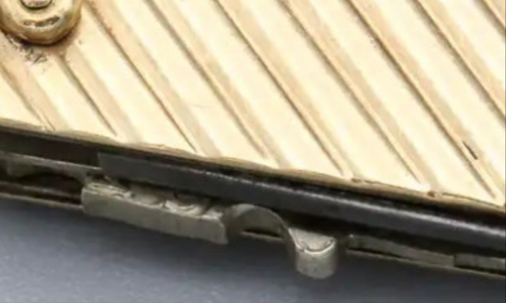 14k Gold Verdura Gold Utility Knife and Key with Clock and Hidden Pencil and mystery key exciting