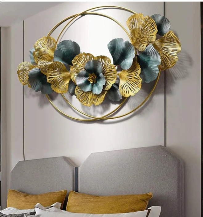 Wall Sculpture Metal Wall Sculptures, Iron Wall Hanging Arts Ornaments, Decor for Bathroom Livingroom Bedroom Patio Bedroom Living Room