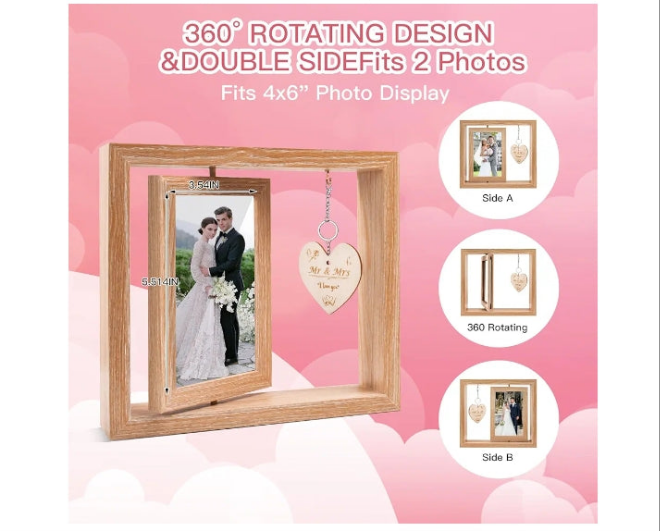 Wedding Gifts, Bride Gifts Engagement Gifts for Couples Anniversary Mr and Mrs Gifts for Groom Picture Frame Glass Ornament Cutting Boards Cheese Knives, Etc