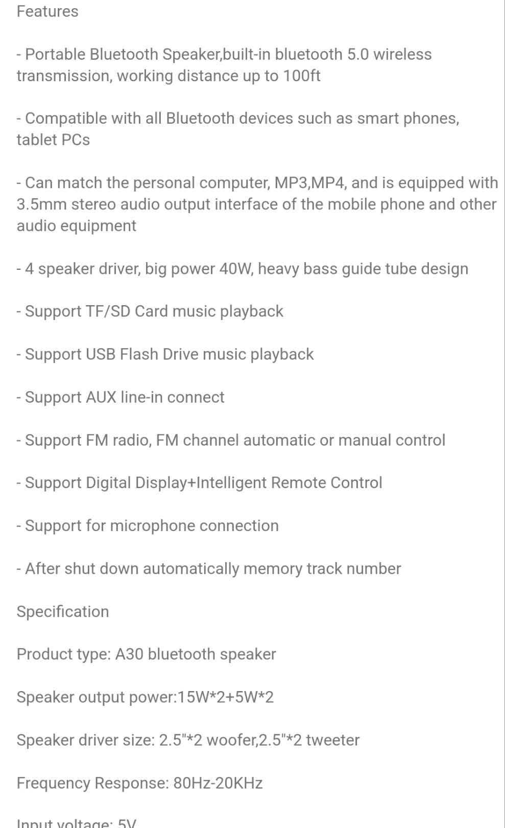 Bluetooth Speaker, 40W (60W Peak) Portable Wireless Speaker With Colorful Lights, Double Subwoofer Heavy Bass, FM Radio, MP3 Player, Loud Stereo Speaker For Home Outdoor Party Camping