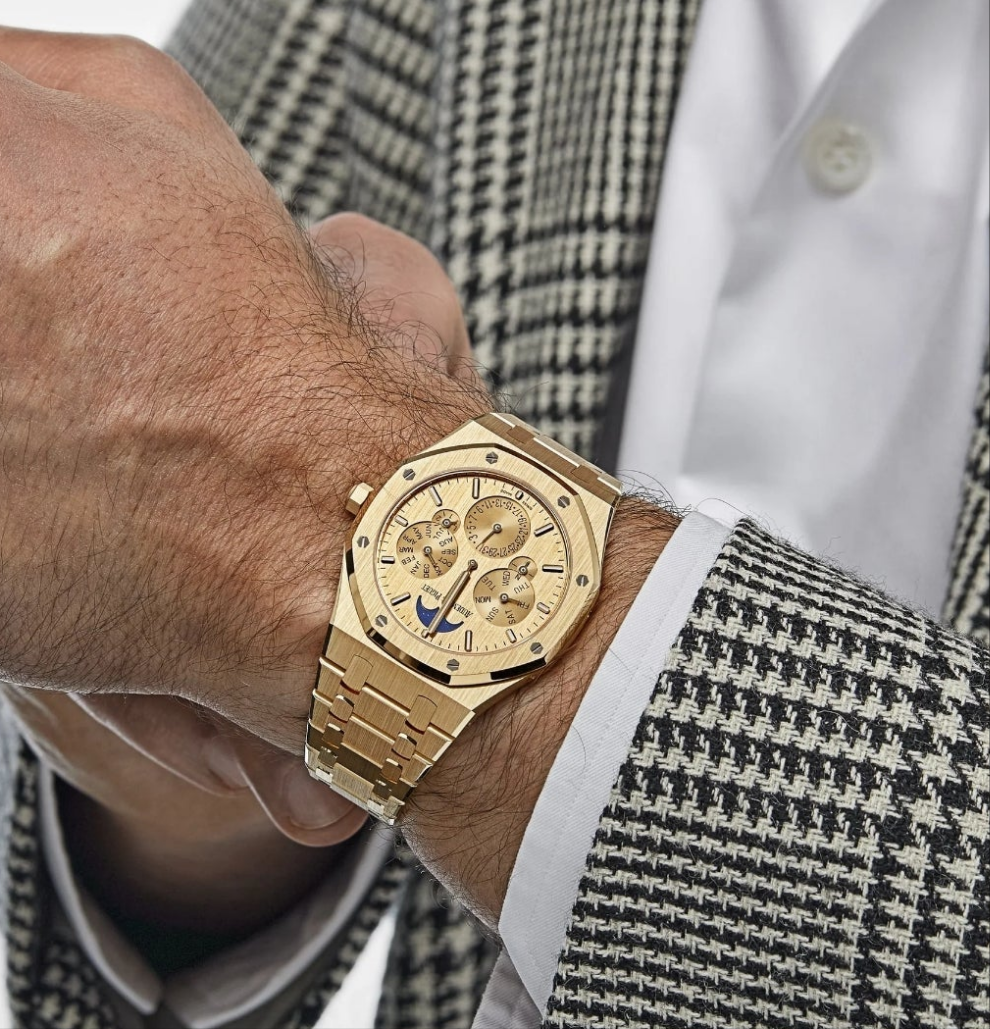 Audemars Piguet Royal Oak Perpetual Calendar Ultra-Thin 26586BA.OO.1240BA.99 Watch Yellow Gold Limited Edition