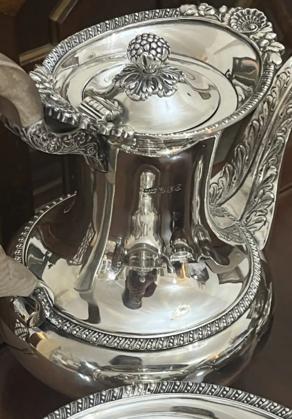 Important English Sterlilng Silver tea and coffee set by Mappin & Webb