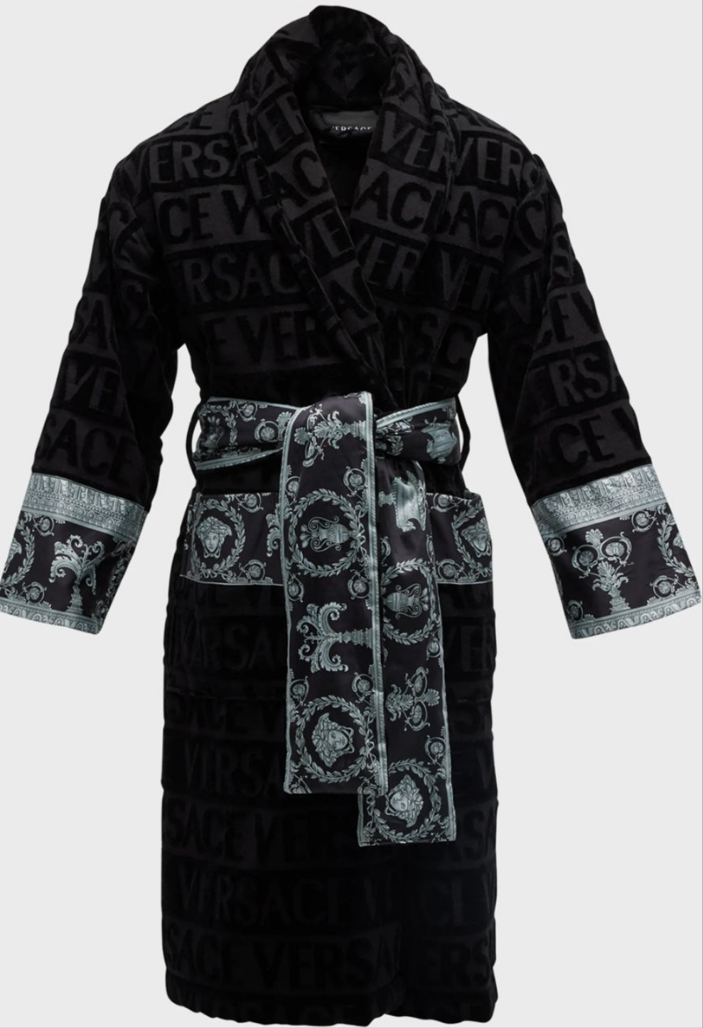 Versace Unisex Barocco Sleeve Robe
