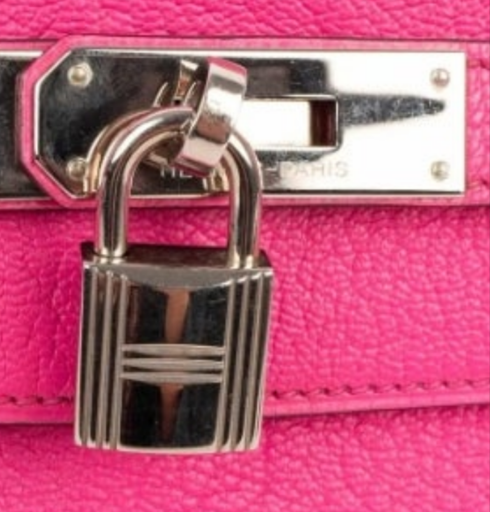 Hermès Pink Calfskin Kelly Bag, 2005