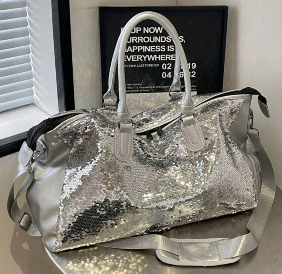 COCOMONEY Duffel Bag Sequin Queen