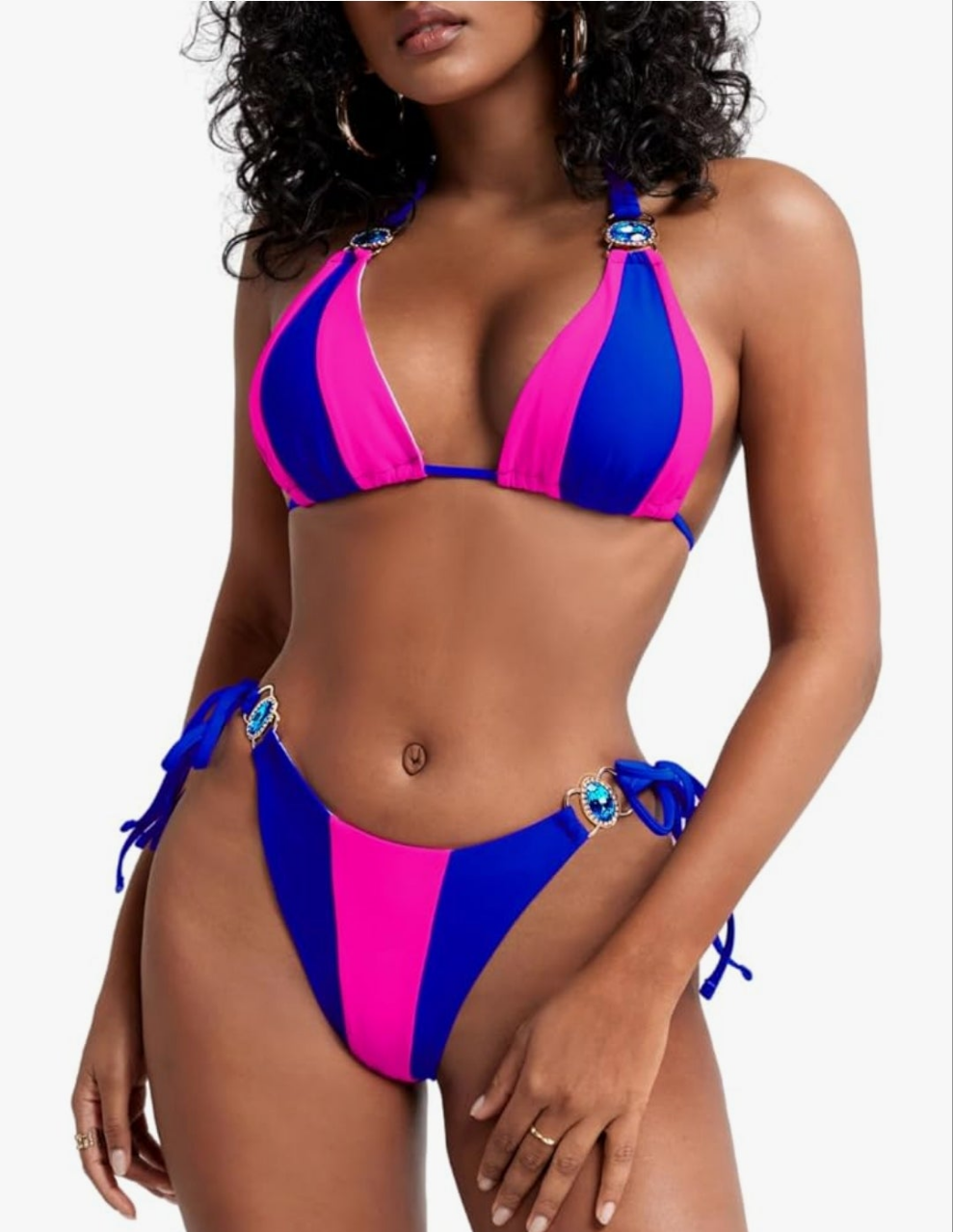 COCOMONEY BATHING SUIT WITH FREE BAG AND GIFTS polyester 1 set 2 pieces