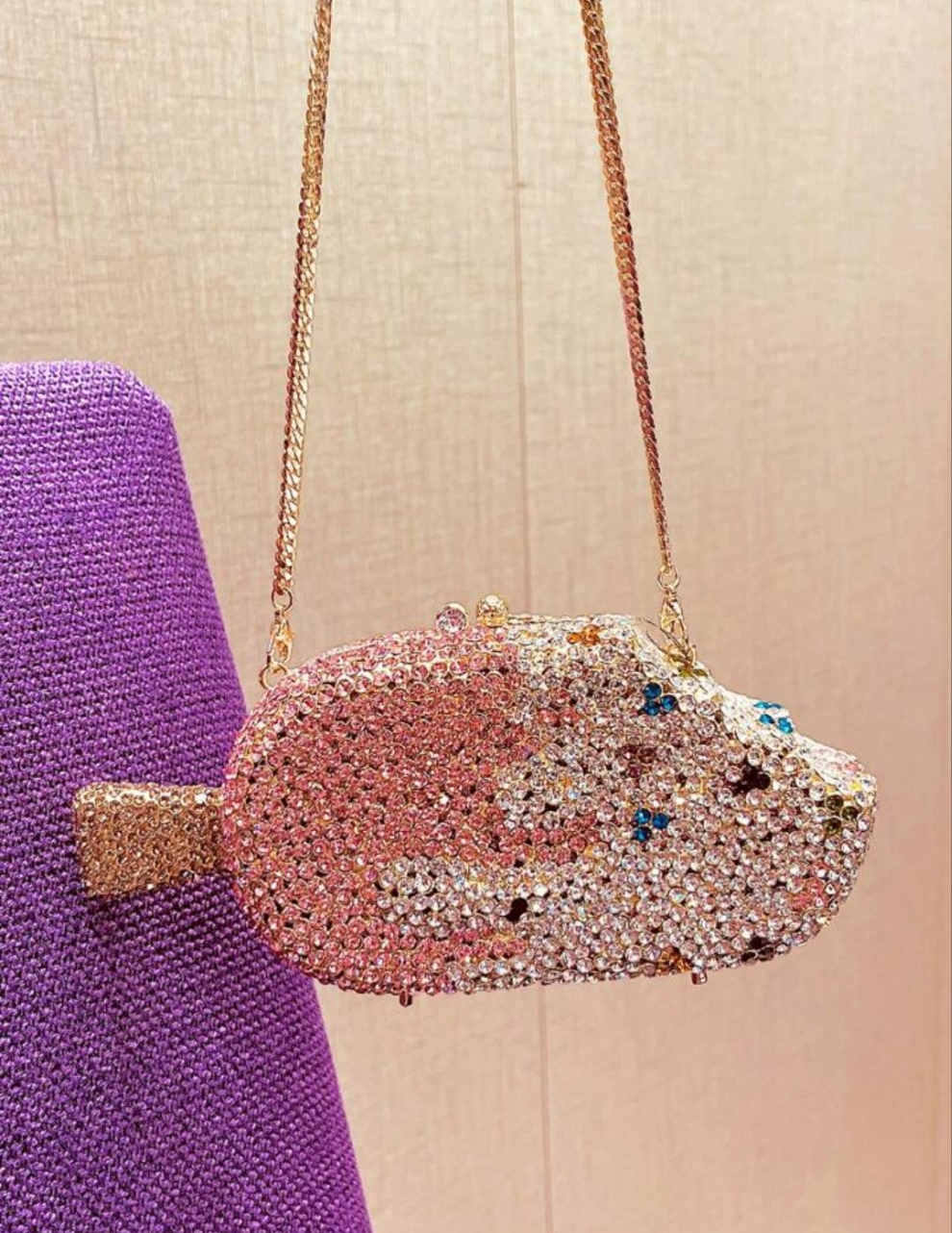 COCOMONEY Miss Icy Clutch Evening Bag
