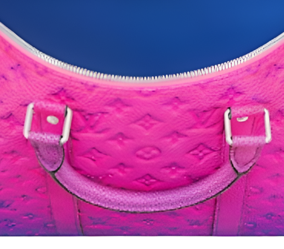 Louis Vuitton Keepall 50B
Taurillon Illusion Blue/Pink