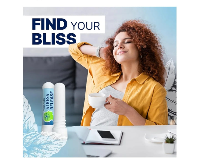 Stress Release Inhaler 2-Pack, Calm Aromatherapy Formula, Natural Stress Relief. Made in The USA.