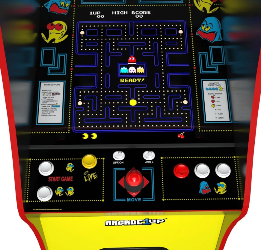 GALAGA 1981 DLX ED...OR Pacman Legacy Arcade DLX ED...OR Nba Jam Deluxe 2-player Control Panel Arcade Machine Console...ORMORTAL KOMBAT II ARCADE DLX ED