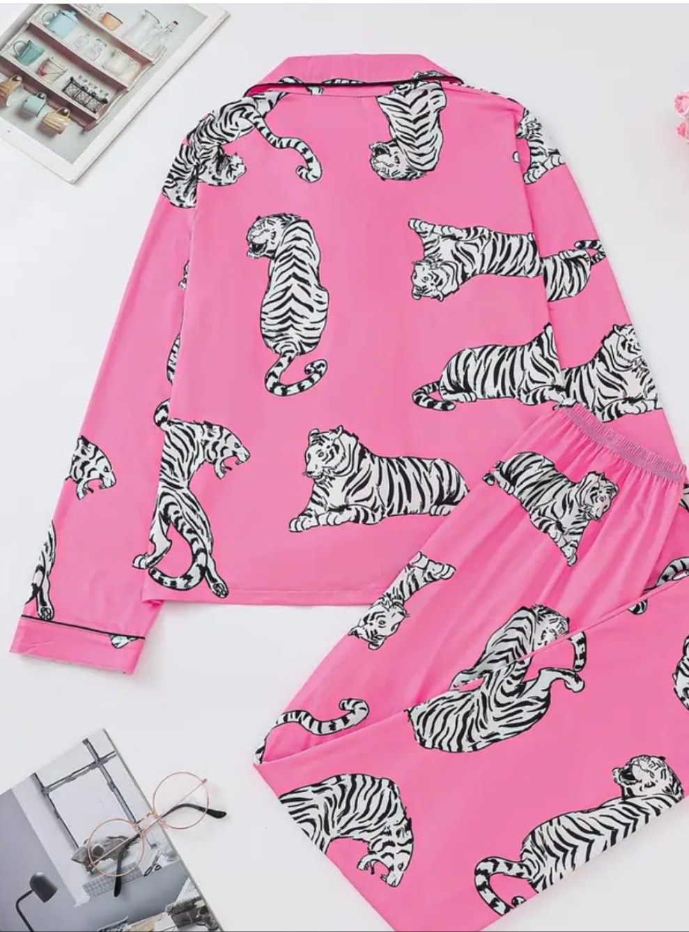 COCOMONEY ZEBRA OR LEOPARD PAGAMA SETS 2 and 3 PIECES