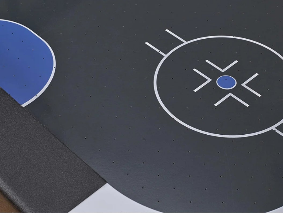 Air Hockey Table with Digital Scoreboard and Lights