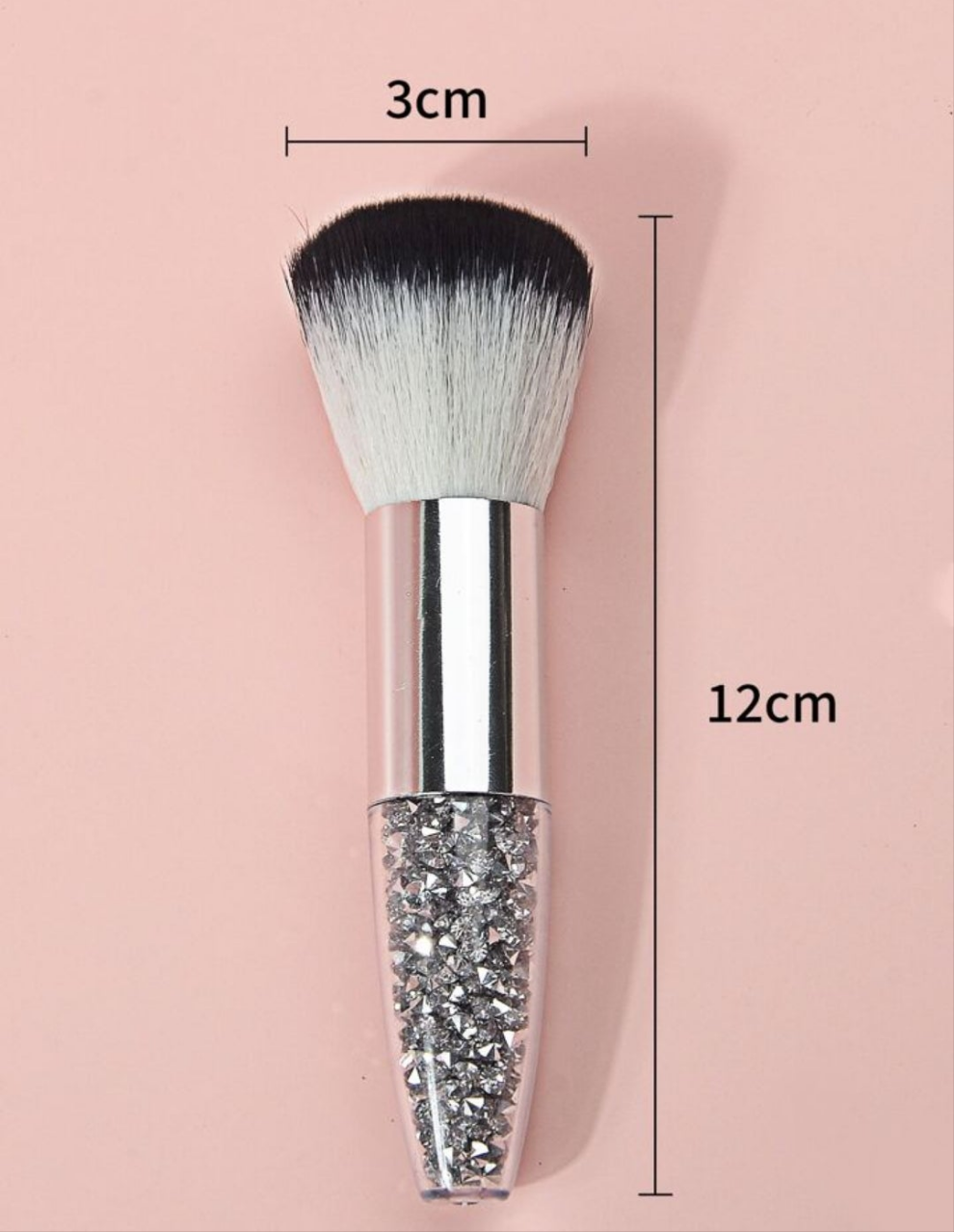 1Pc Diamond Dust Brush | Precision Conical Tip With Glitter Flow Sand & Hypoallergenic Bristles (Crystal-Embedded Handle, Salon-Grade Gel/Acrylic Cleaner)1Pc 2025 Lavender Diamond Dust Brush | Precision Conical Tip With Glitter Flow Sand & H